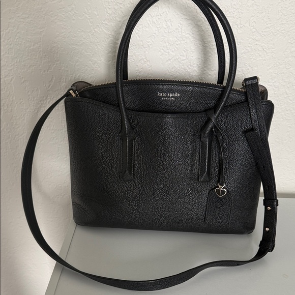 Kate Spade Black Pebbled Leather Satchel